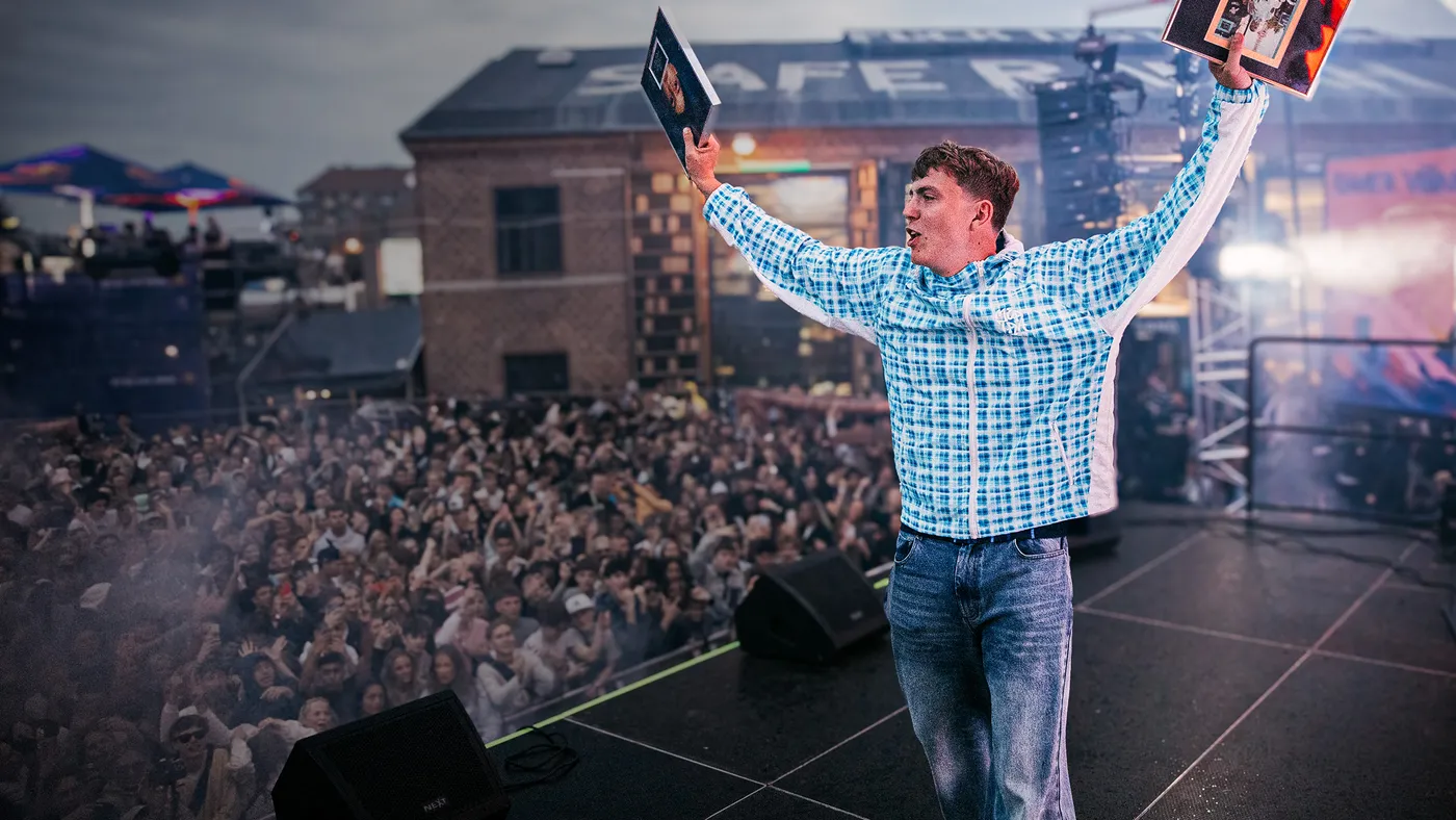 Rasmus on stage during a sold-out live event