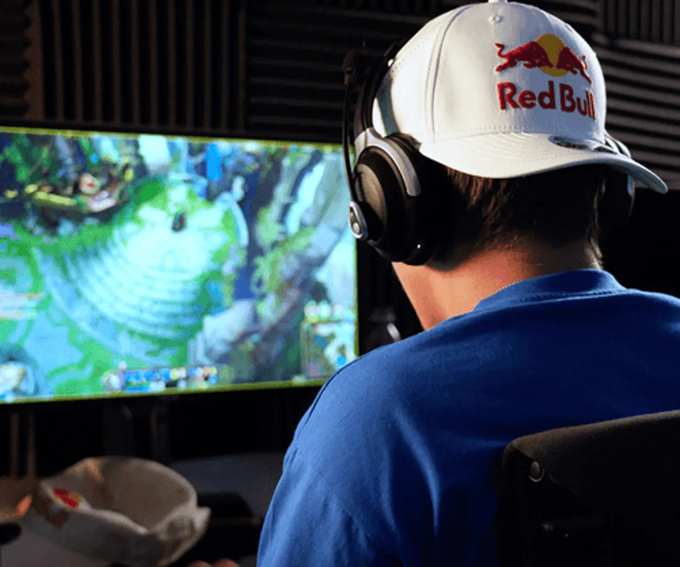 Brand partnership graphic — POWER, Red Bull, Bareen